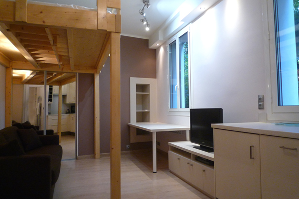 Studio refait à neuf vue 3